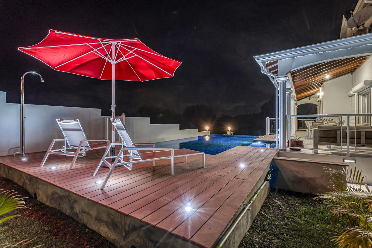 42.Location villa piscine le moule guadeloupe_De Nuit